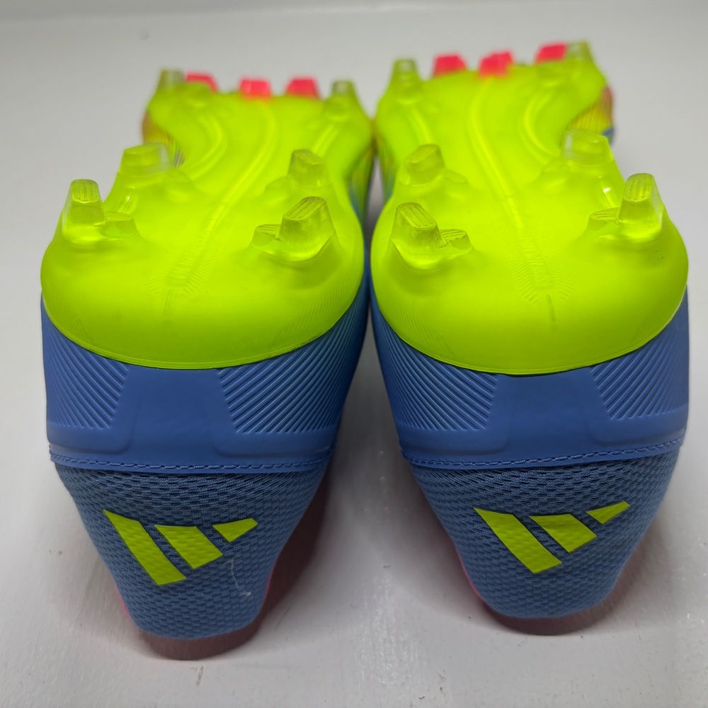 Adidas F50 League Laceless FG/MG Soccer Cleats Men’s Size 13 Blue Pink - Picture 9 of 11